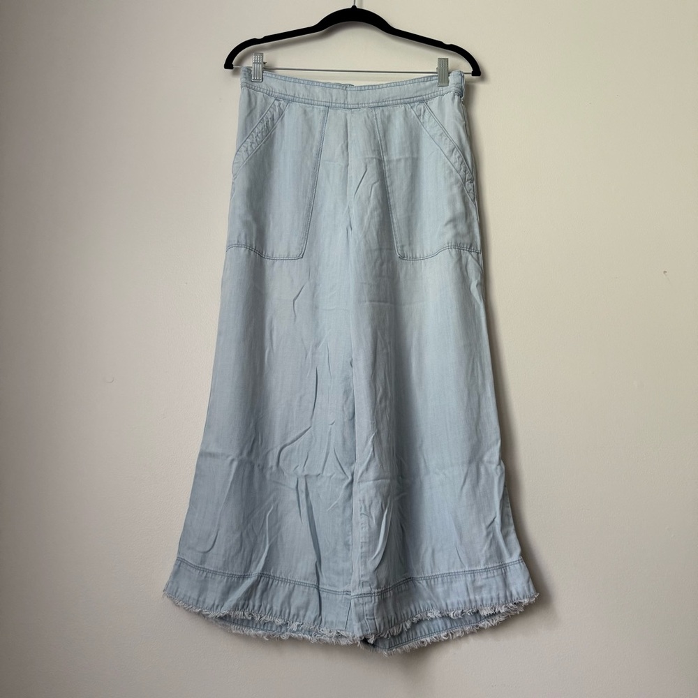Anthropologie Light Blue Wide Leg Pants